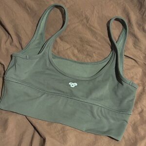 Women's Green Sports Bra